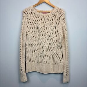 Ted Baker Cream Cable Knit Sweater